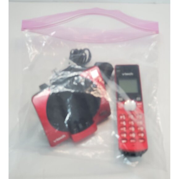 VTech Cordless Phone With Answering Machine & Charger Model CS6919-16 Red - Picture 16 of 16